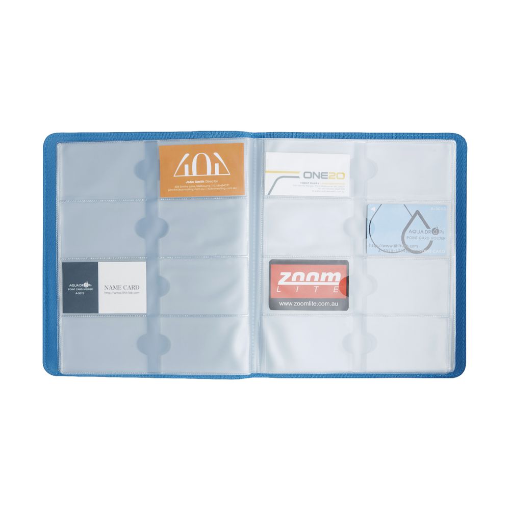 Otto Criss Cross Business Folder Blue