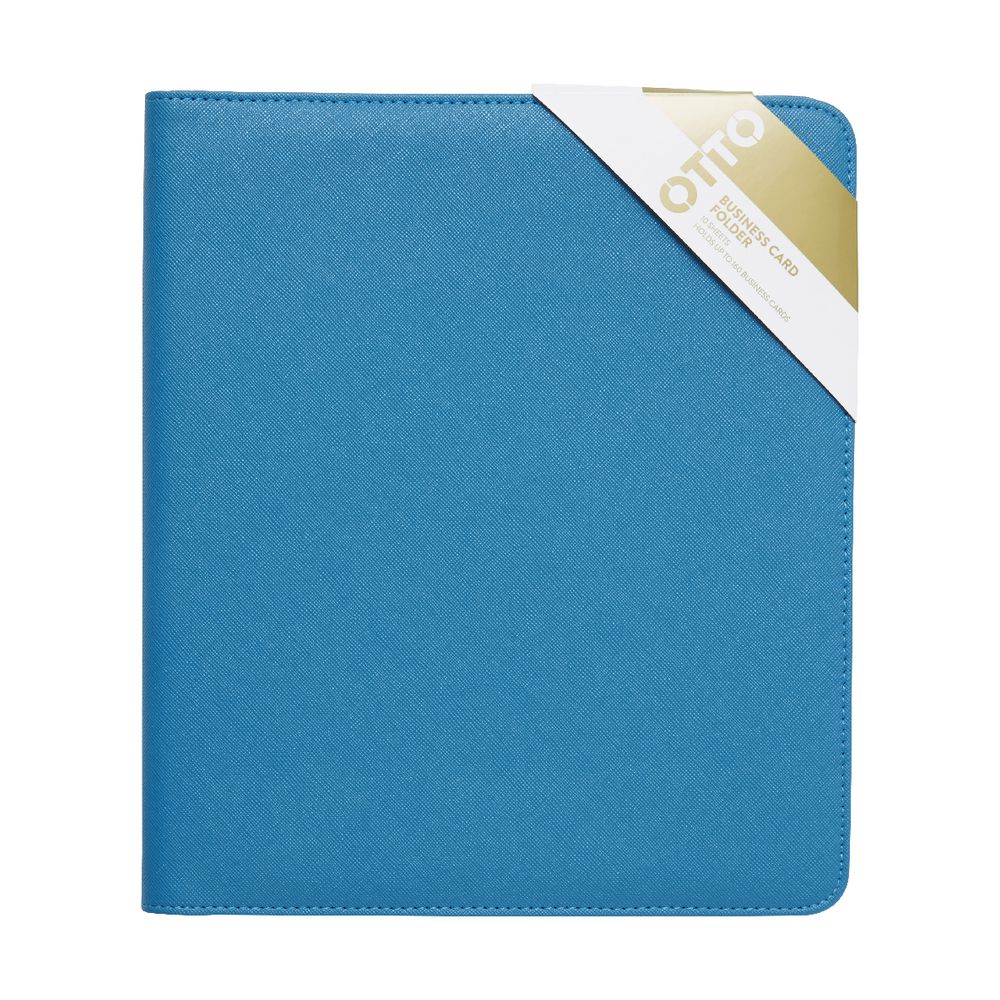 Otto Criss Cross Business Folder Blue