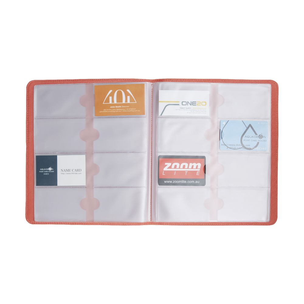 Otto Criss Cross Business Folder Coral