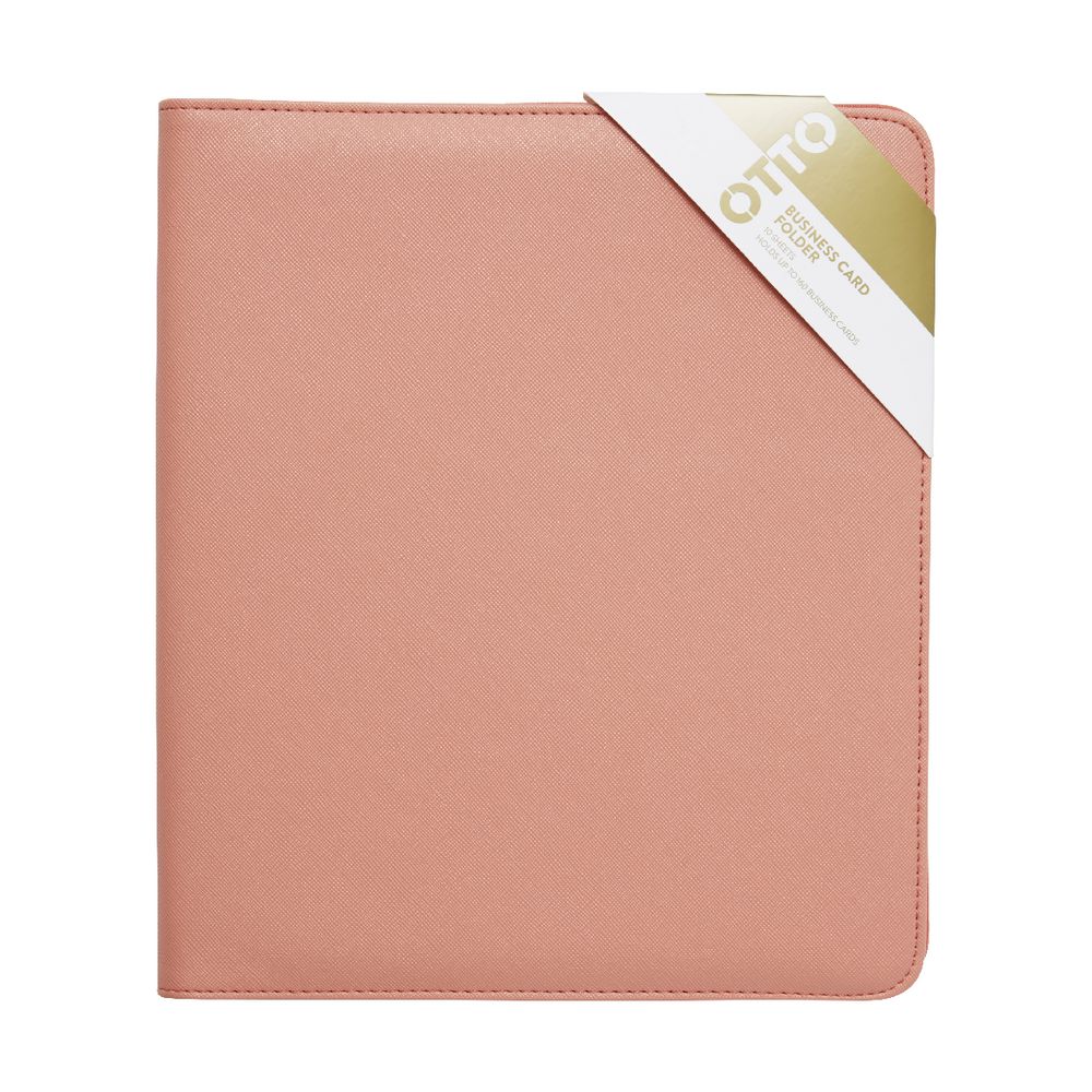 Otto Criss Cross Business Folder Coral