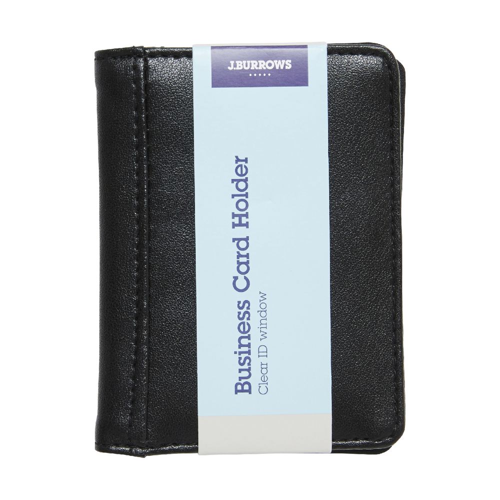 J.Burrows Mini Business Card Holder Black