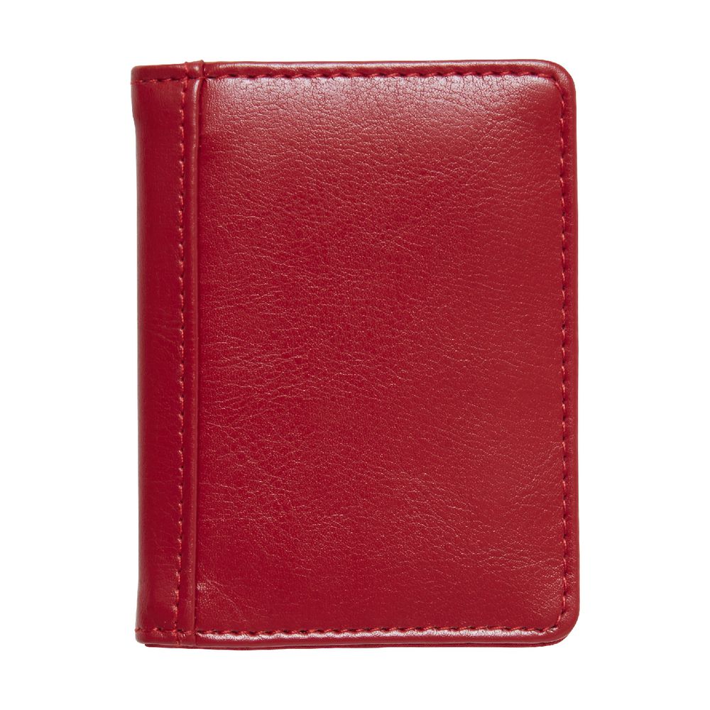 J.Burrows Mini Business Card Holder Red