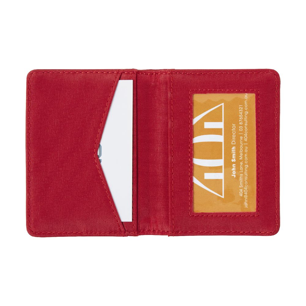 J.Burrows Mini Business Card Holder Red
