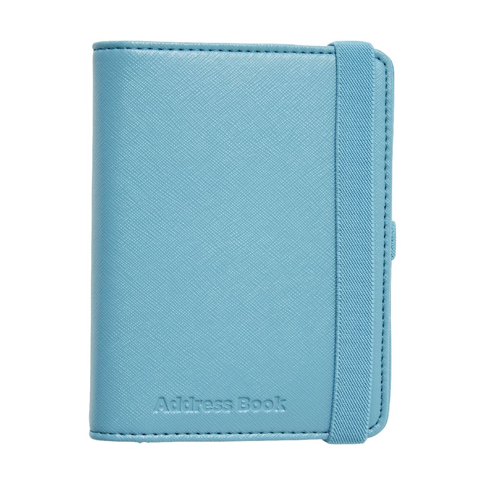 Otto Criss Cross Address Book Binder Teal