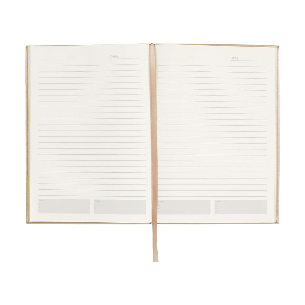 Otto A5 Goals Journal 240 Pages Gold