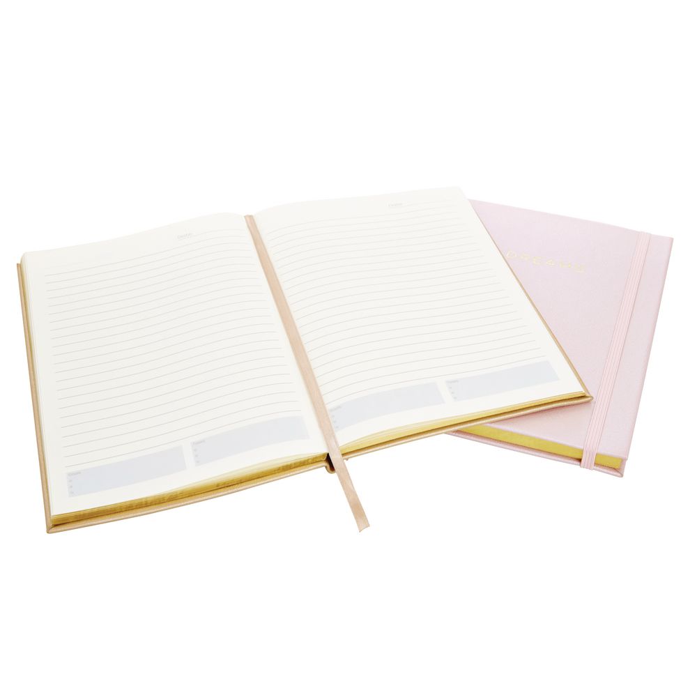 Otto A5 Goals Journal 240 Pages Gold