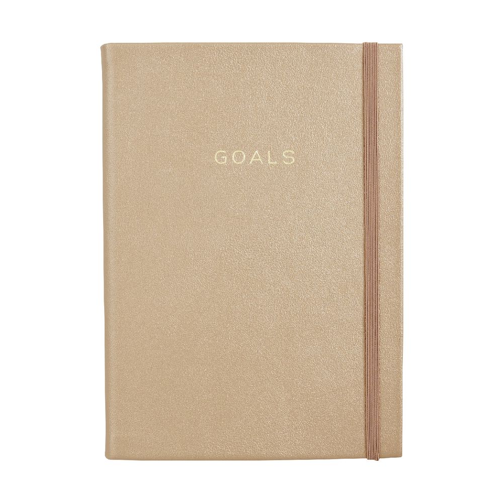 Otto A5 Goals Journal 240 Pages Gold