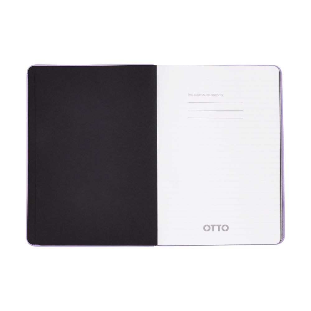 Otto A5 Hard Cover Notebook 192 Pages Purple