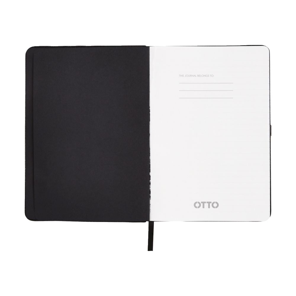 Otto A5 Denim Notebook 192 Pages Black