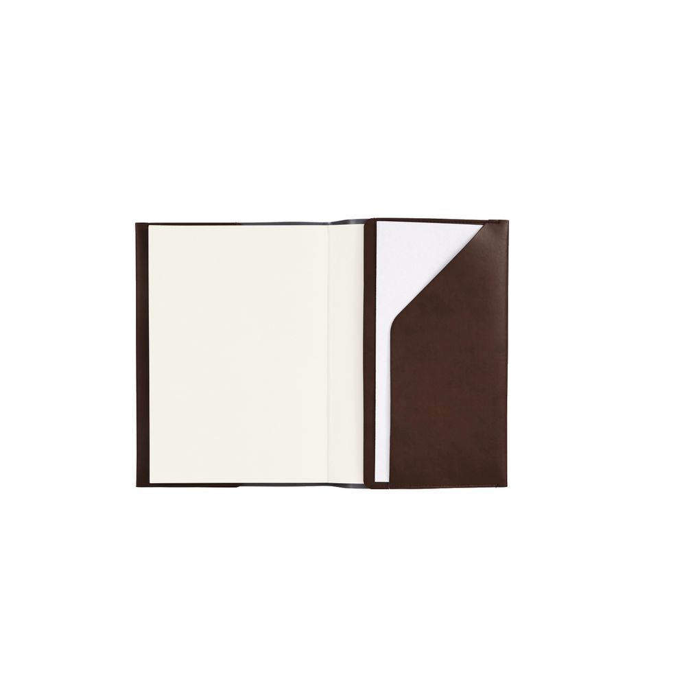 Otto A5 Italian PU Book Cover with Refill 128 Pages Brown
