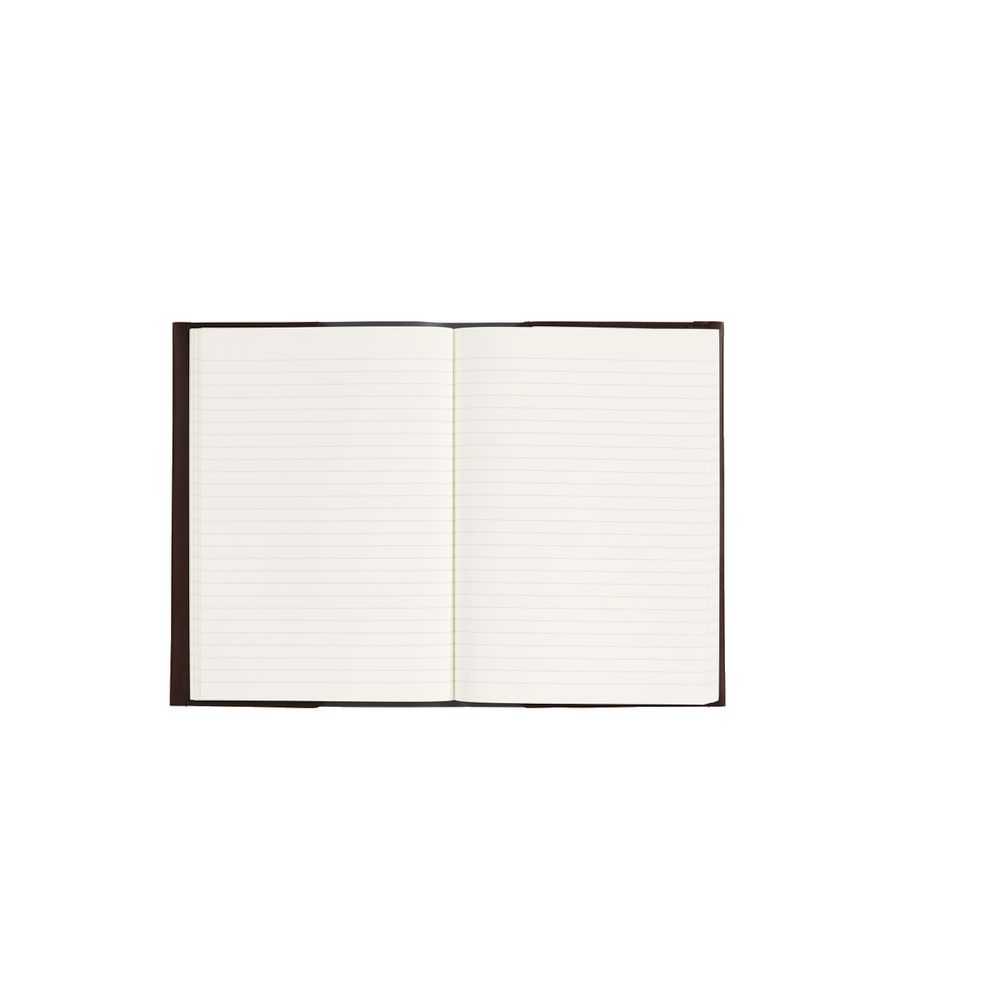 Otto A5 Italian PU Book Cover with Refill 128 Pages Brown