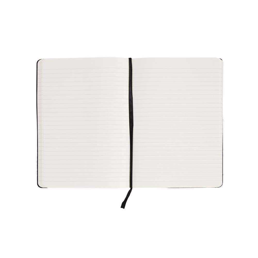 Ampersand A5 Split Leather Journal 192 Pages Black