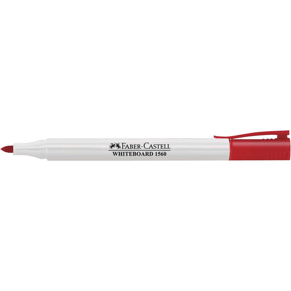 Faber-Castell Slim Bullet Point Whiteboard Marker Red