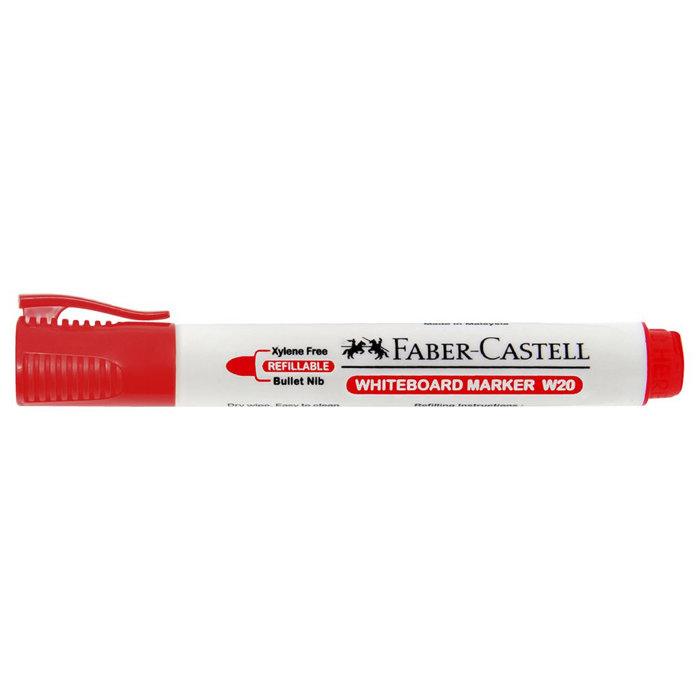 Faber-Castell W20 Whiteboard Marker Red