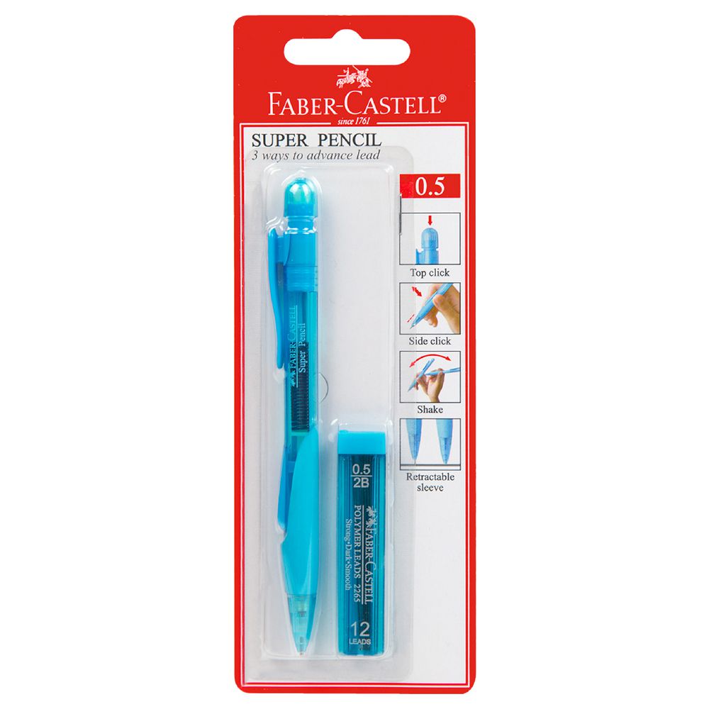 Faber-Castell Super Mechanical Pencil 0.7mm Assorted