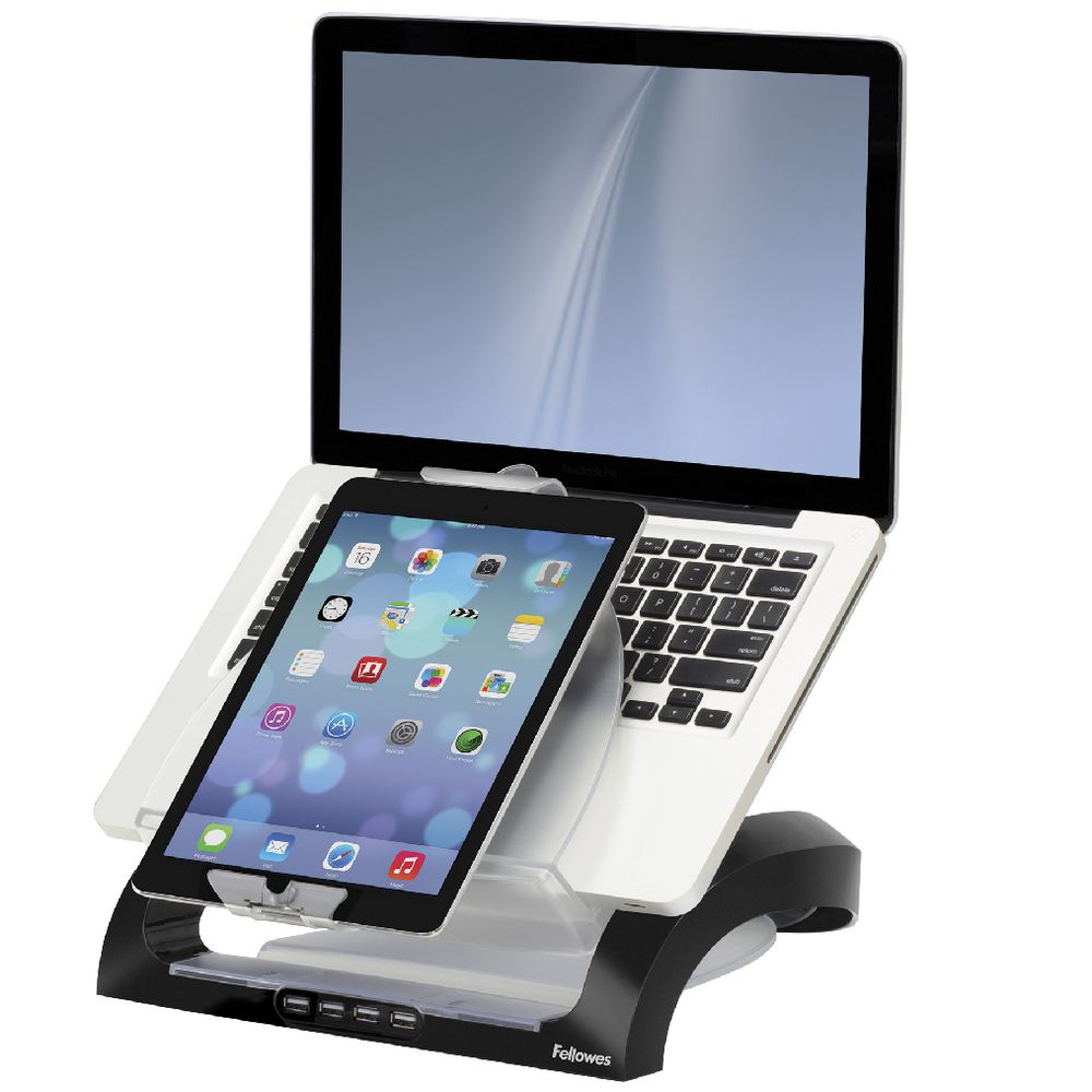 Fellowes Laptop Multimedia Workstation With USB Hub