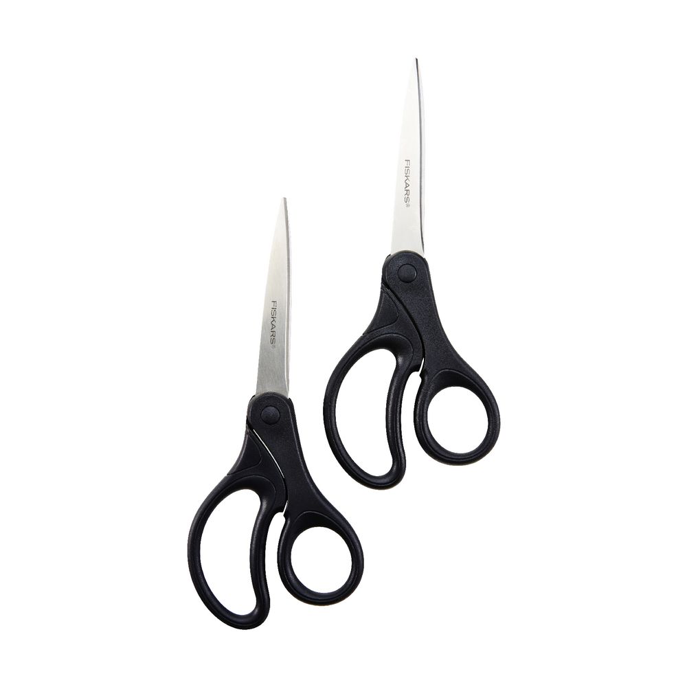 Fiskars No. 8 Recycled Office Scissors 2 Pack