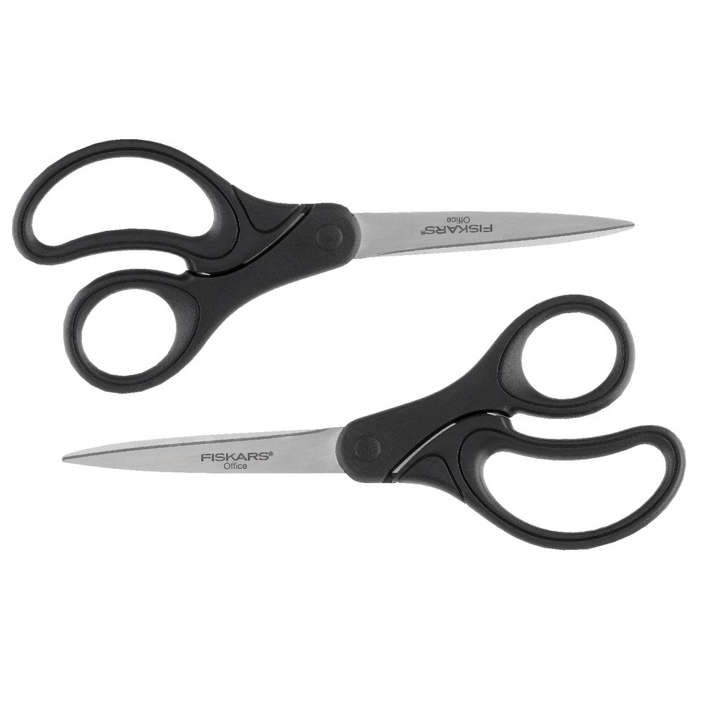 Fiskars No. 8 Recycled Office Scissors 2 Pack