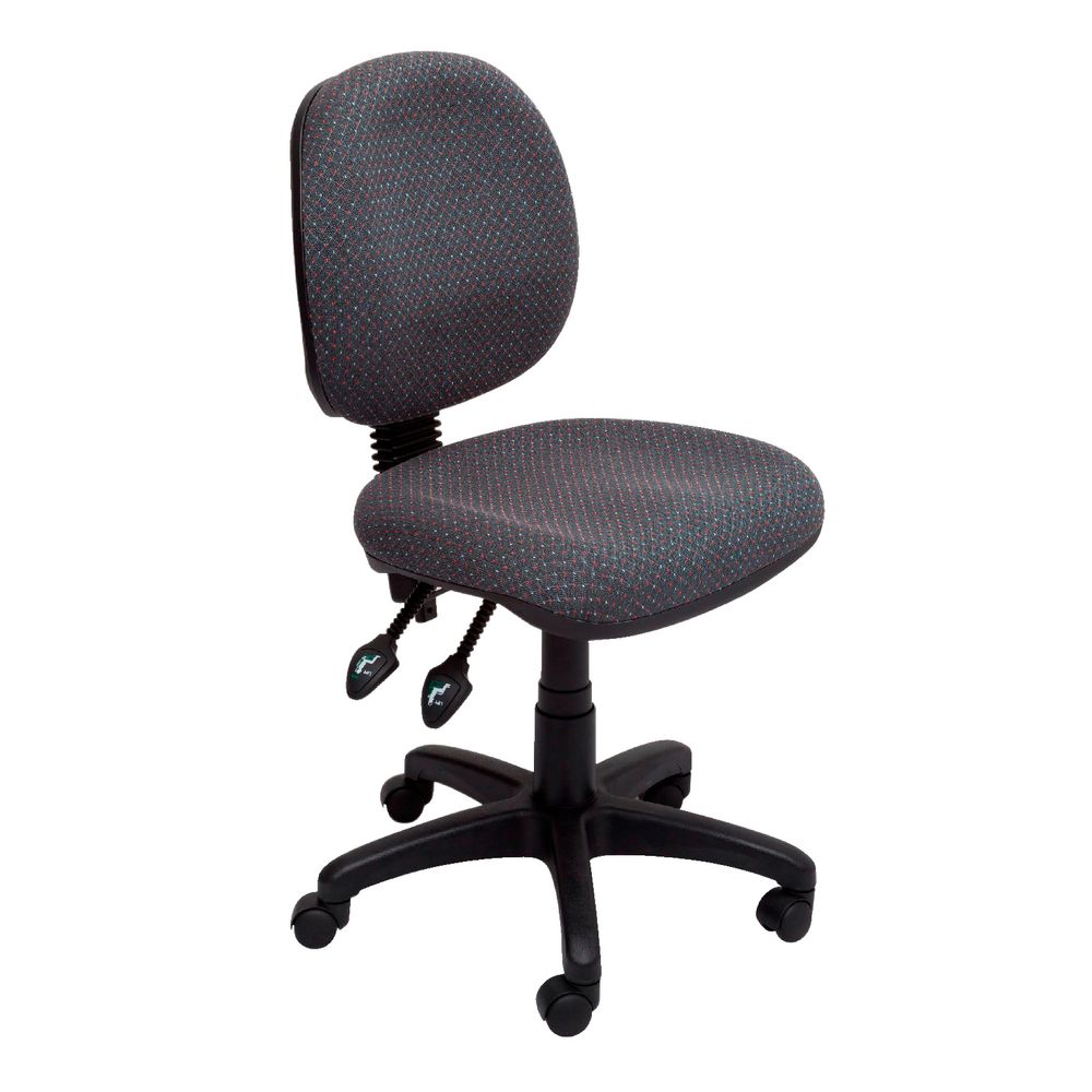 Rapidline Operator Chair Semi Ergonomic Medium Back Charcoal