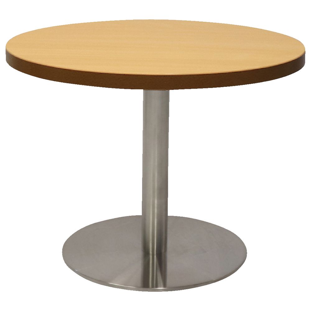 Rapidline Chrome Base Coffee Table Beech