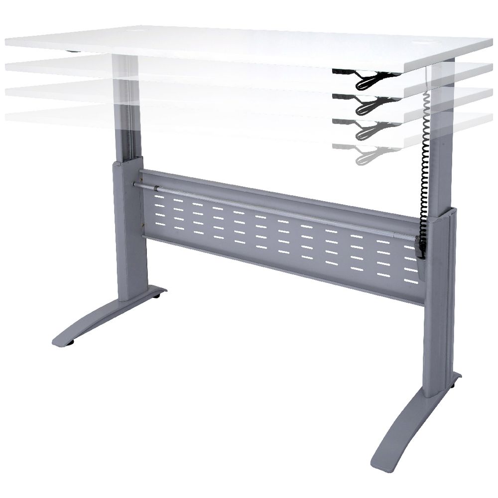Rapidspan Electric Height Adjustable Desk 1200 x 700mm White