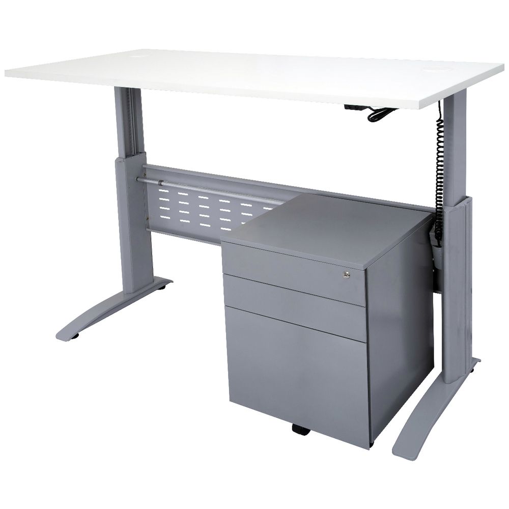 Rapidspan Electric Height Adjustable Desk 1500 x 700mm White