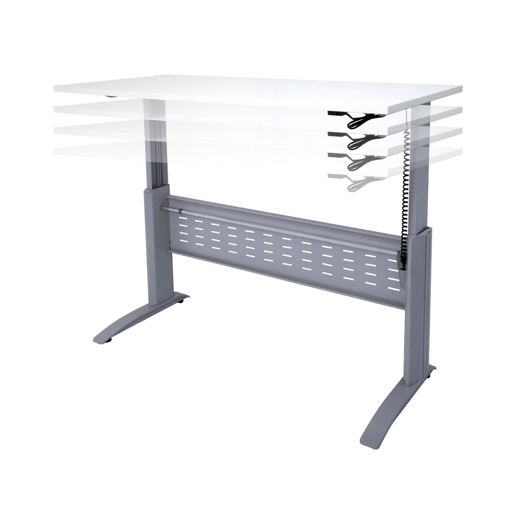 Rapidspan Electric Height Adjustable Desk 1800 x 700mm White