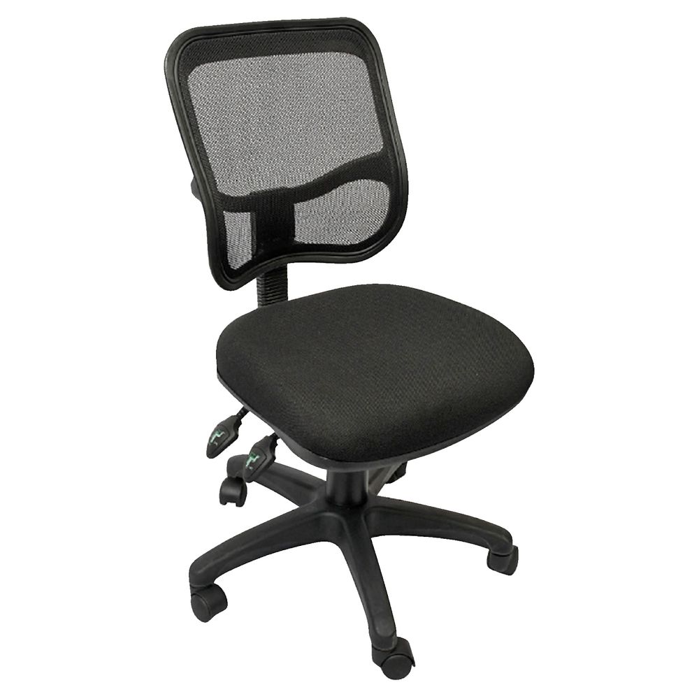 Rapidline Operator Medium Back Ergonomic Chair Black