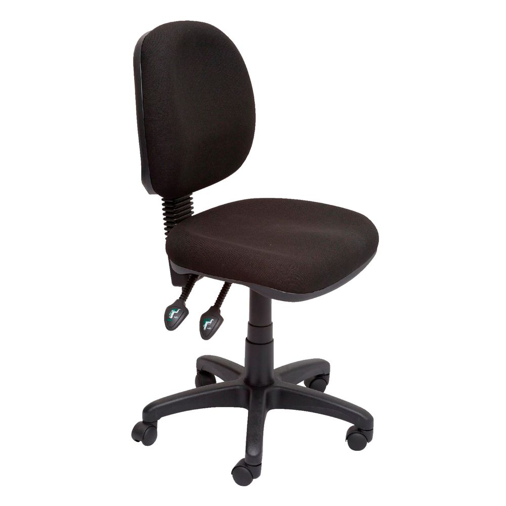 Rapidline Operator Medium Back Chair Black