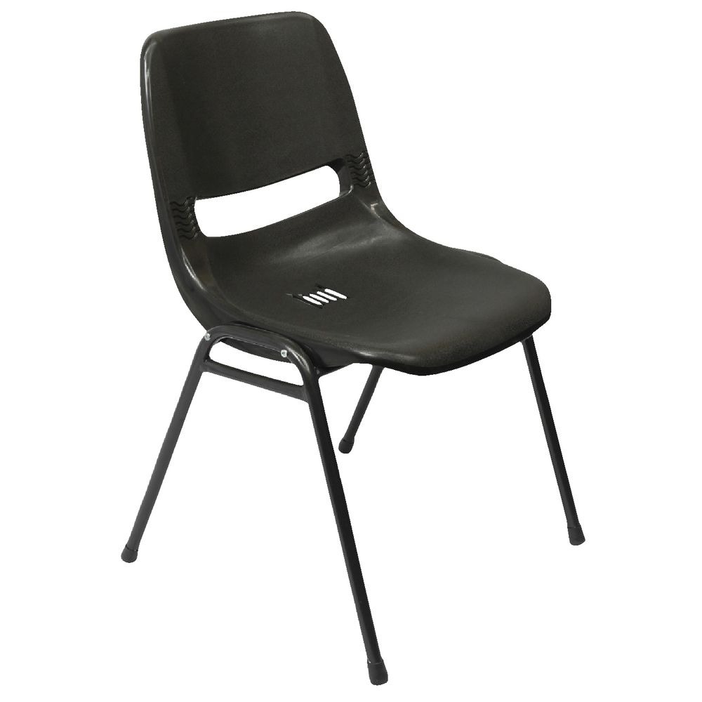 Rapidline Stacking Chair Black