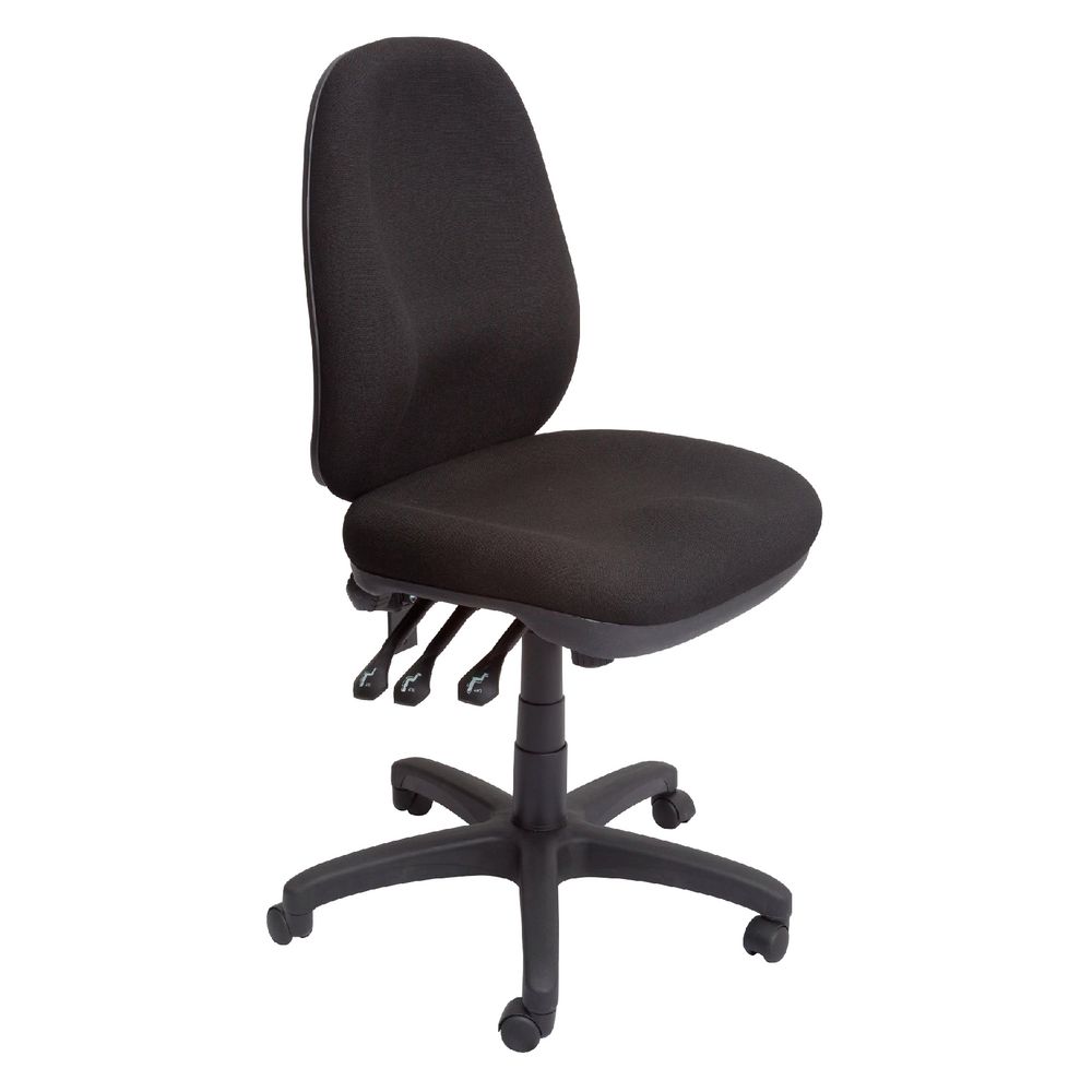 Rapidline Executive Operator Chair Heavy Duty Black