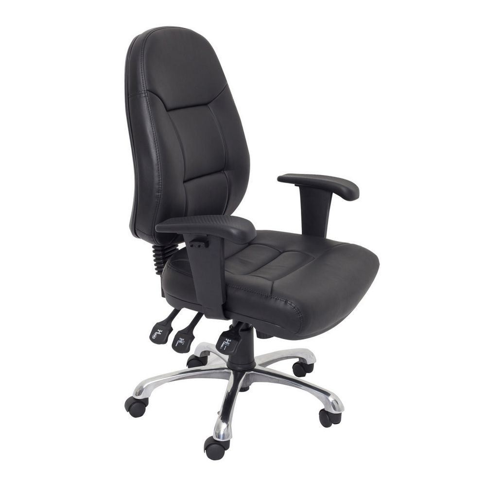 Rapidline Executive Operator Chair Ergonomic Black