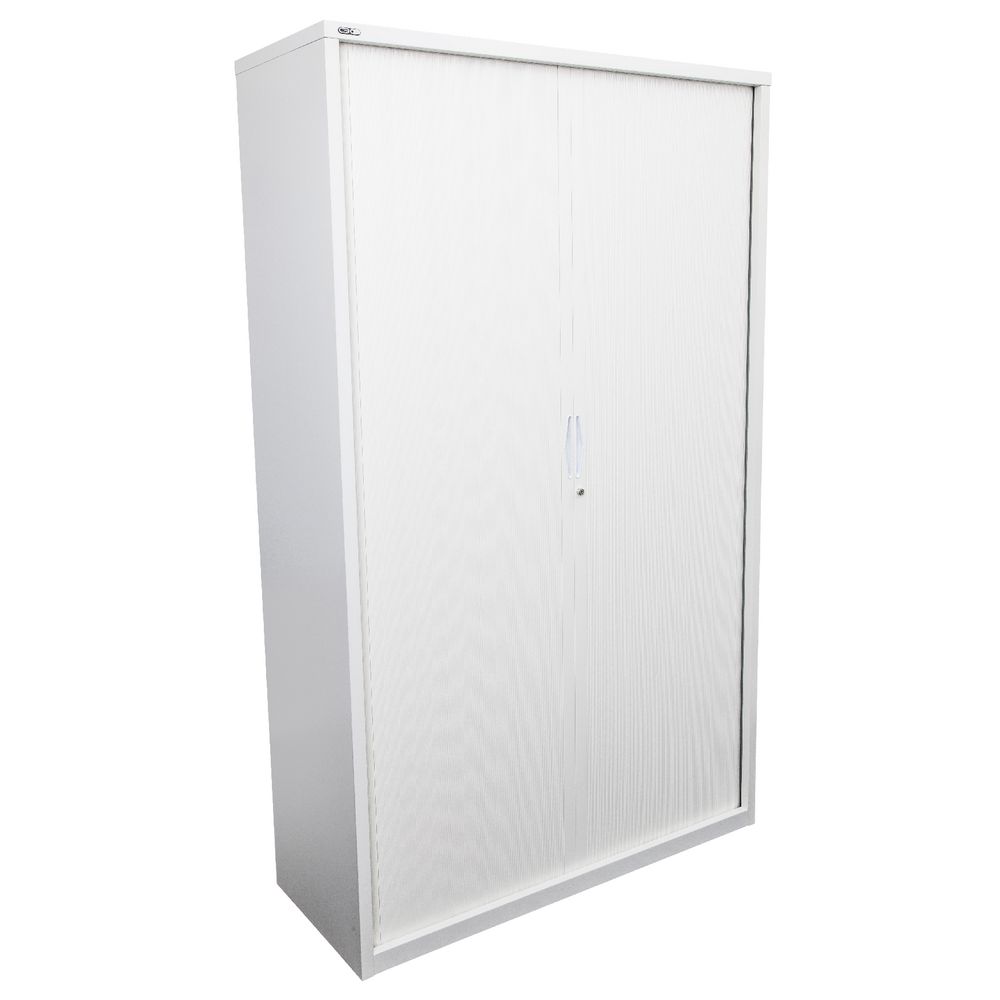 GO Tambour Door Cupboard 1981 x 1200mm White