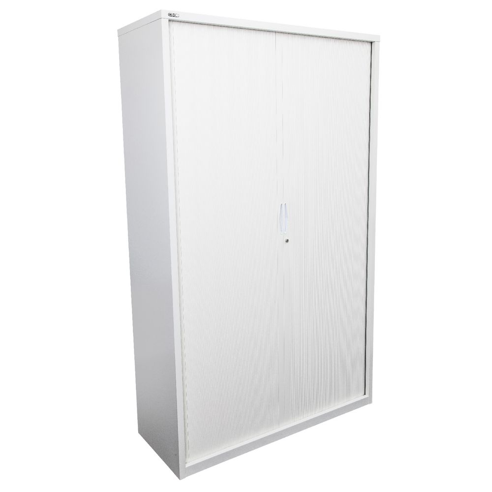GO Tambour Door Cupboard 1981 x 900mm White