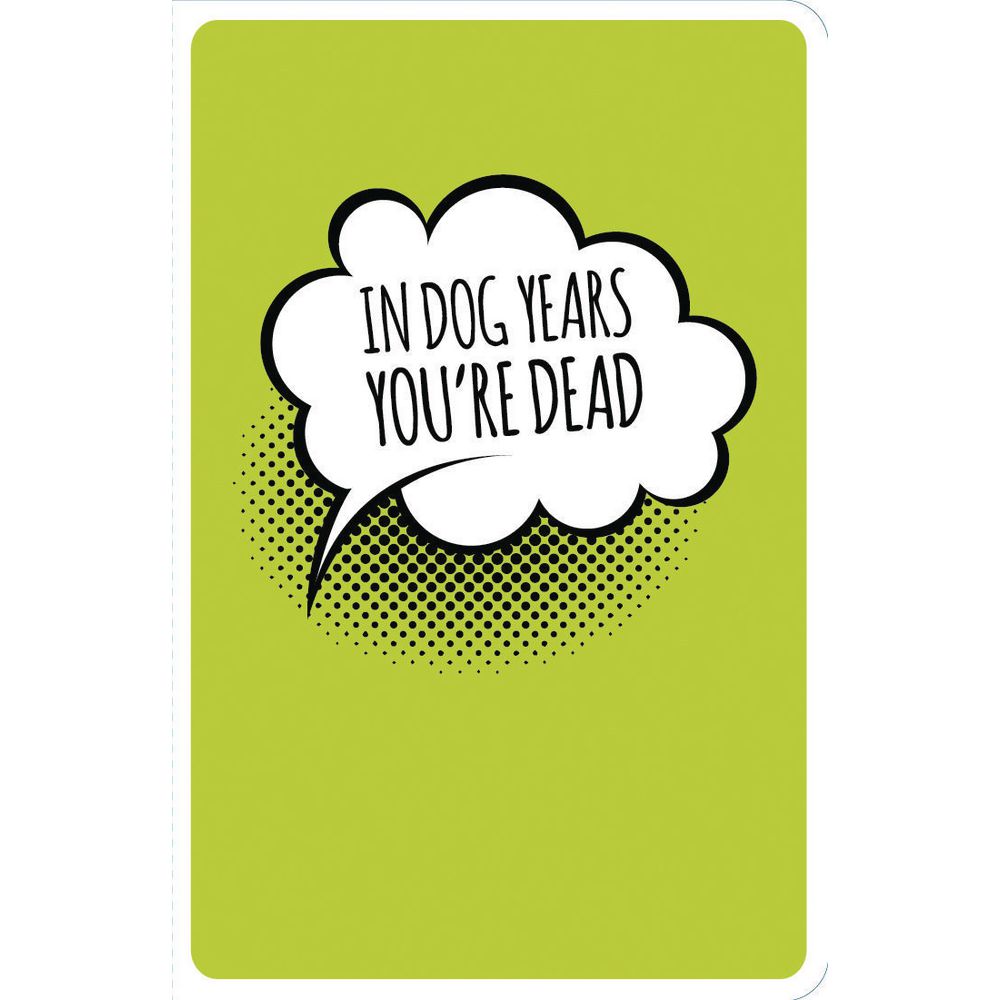 Frankly Funny Birthday Card Dog Years