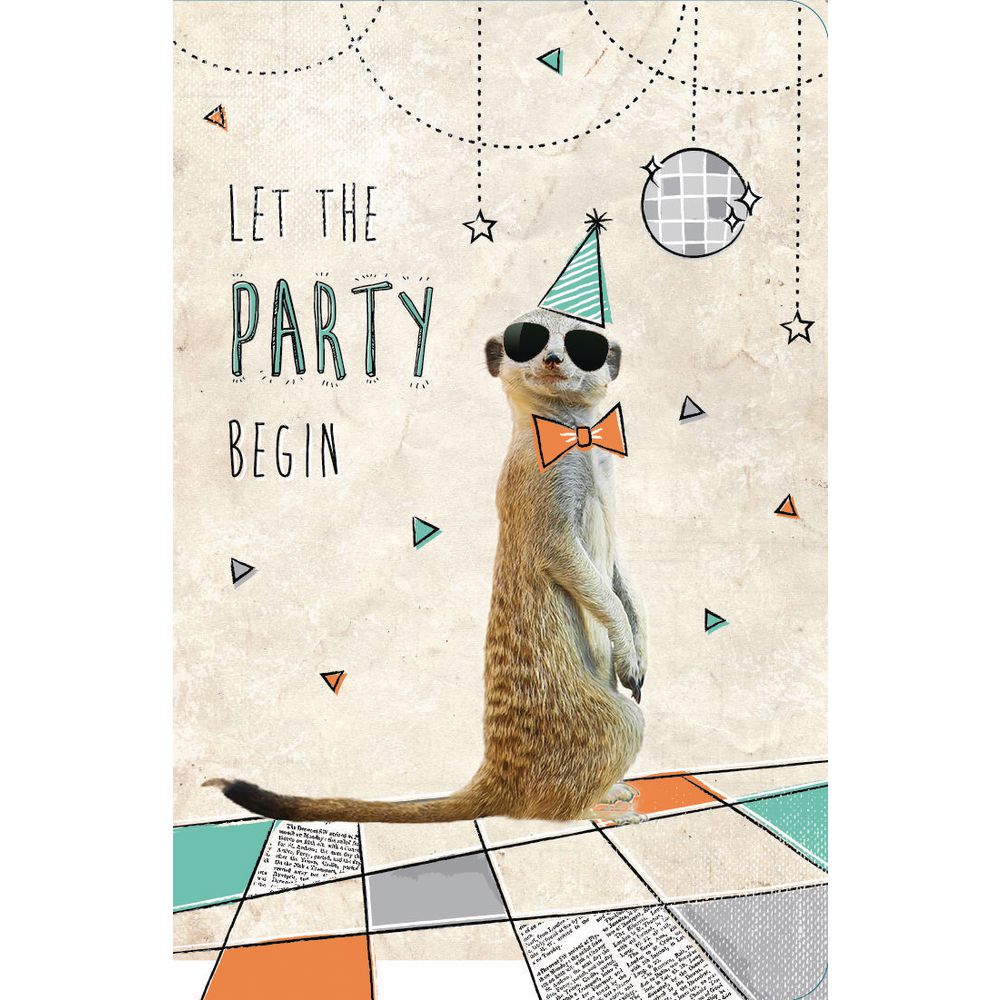 Frankly Funny Birthday Card Meerkat