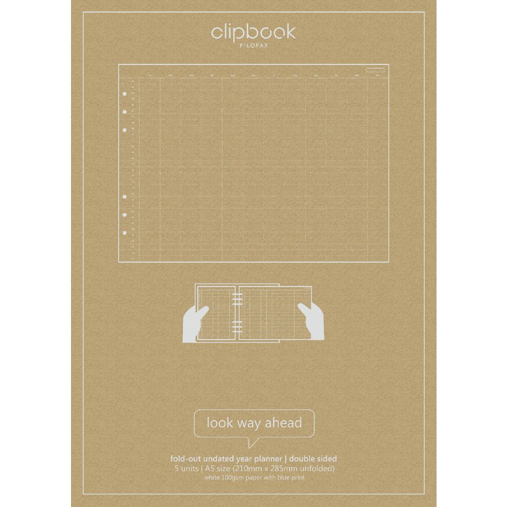 Filofax Undated Year Planner