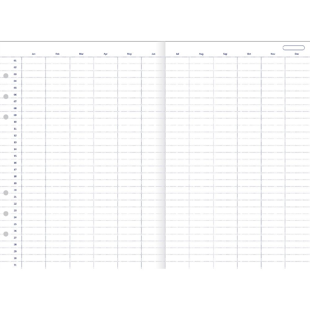 Filofax Undated Year Planner