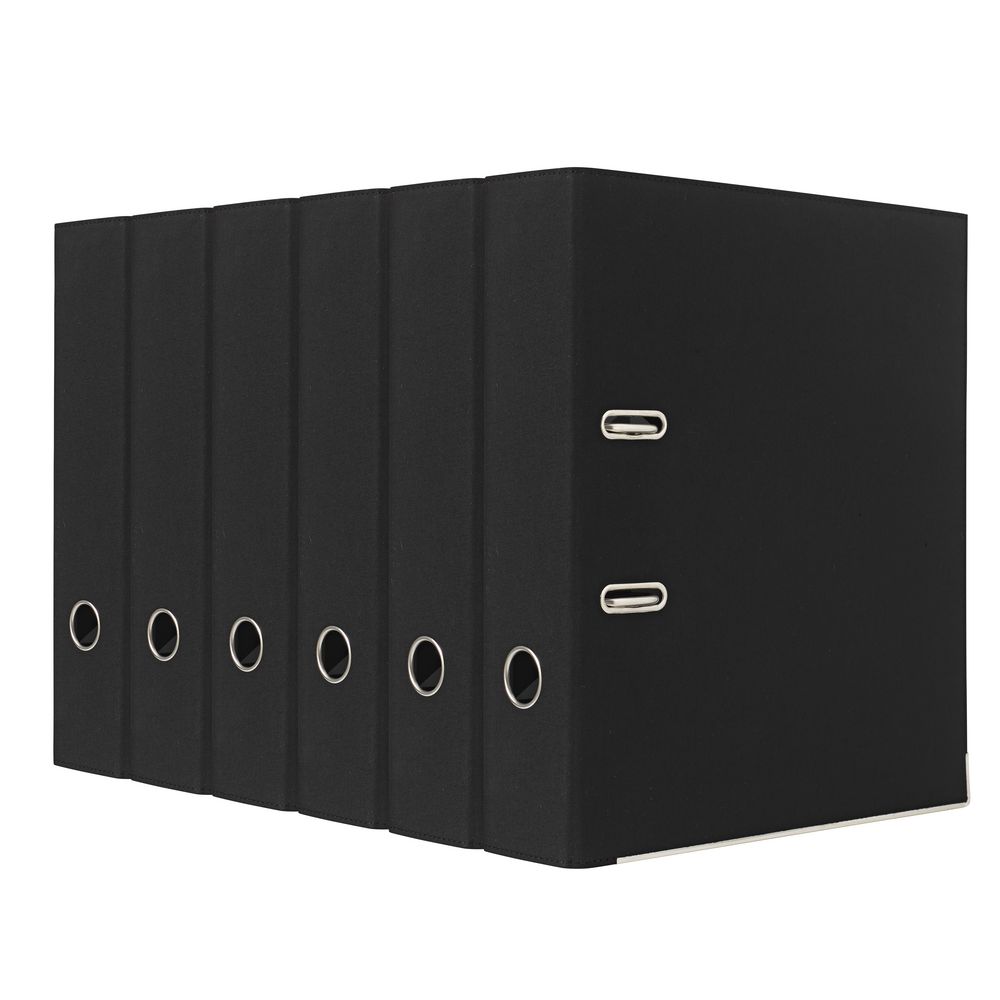 Lever Arch File with Cloth Finish Black