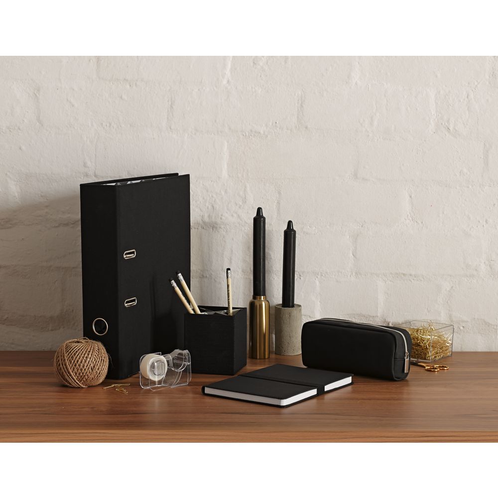 Lever Arch File with Cloth Finish Black