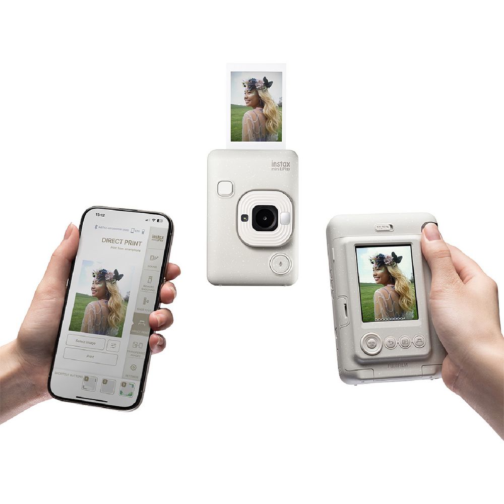 りりりん様INSTAX MINI LIPLAY STONE WHITE 富士フイルム instax