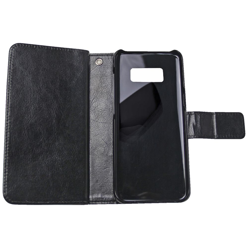 Cleanskin Flip Wallet Case Black Samsung Galaxy S8