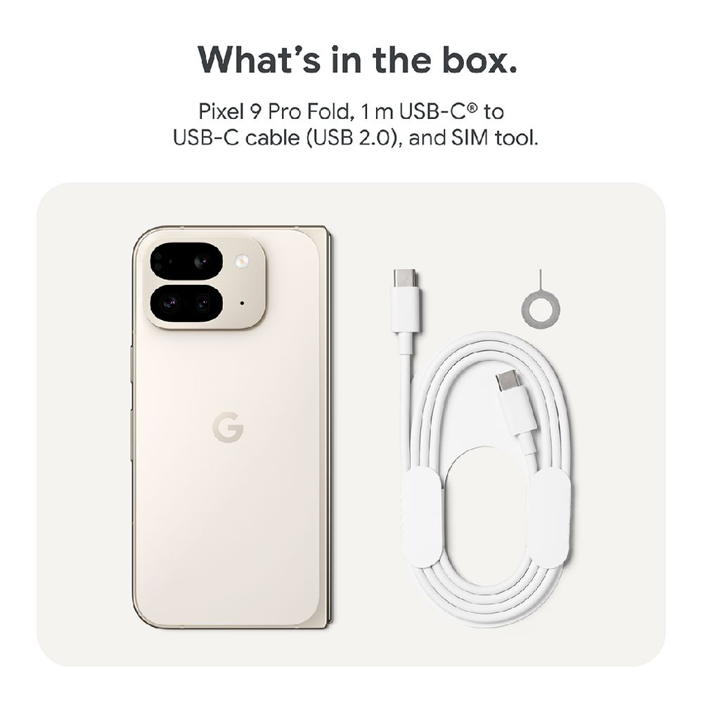 Google Pixel 9 Pro Fold 5G Smartphone 256GB Porcelain