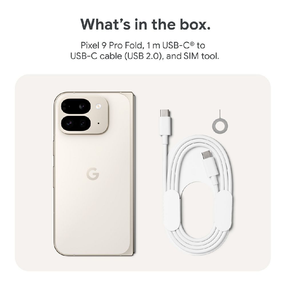Google Pixel 9 Pro Fold 5G Smartphone 512GB Porcelain