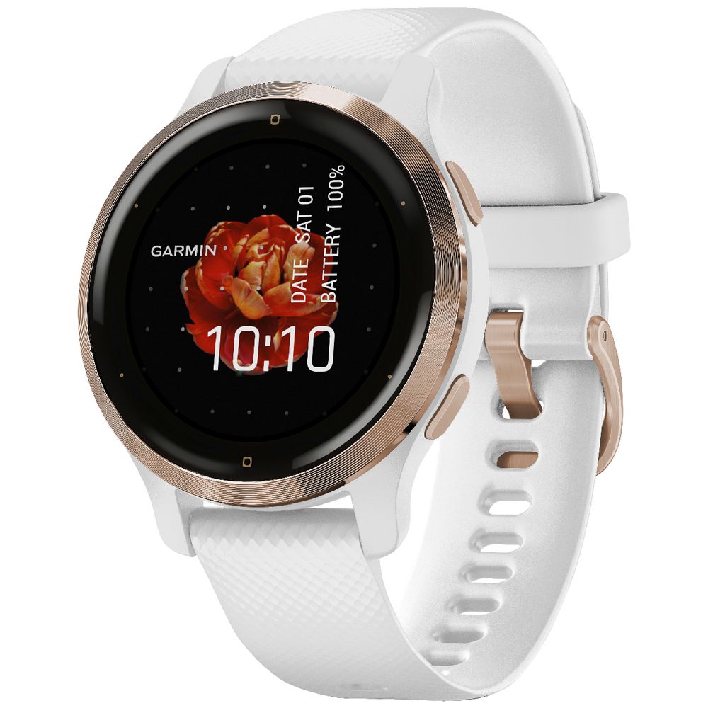 Garmin Venu 2S GPS Smartwatch Rose Gold/White | Officeworks