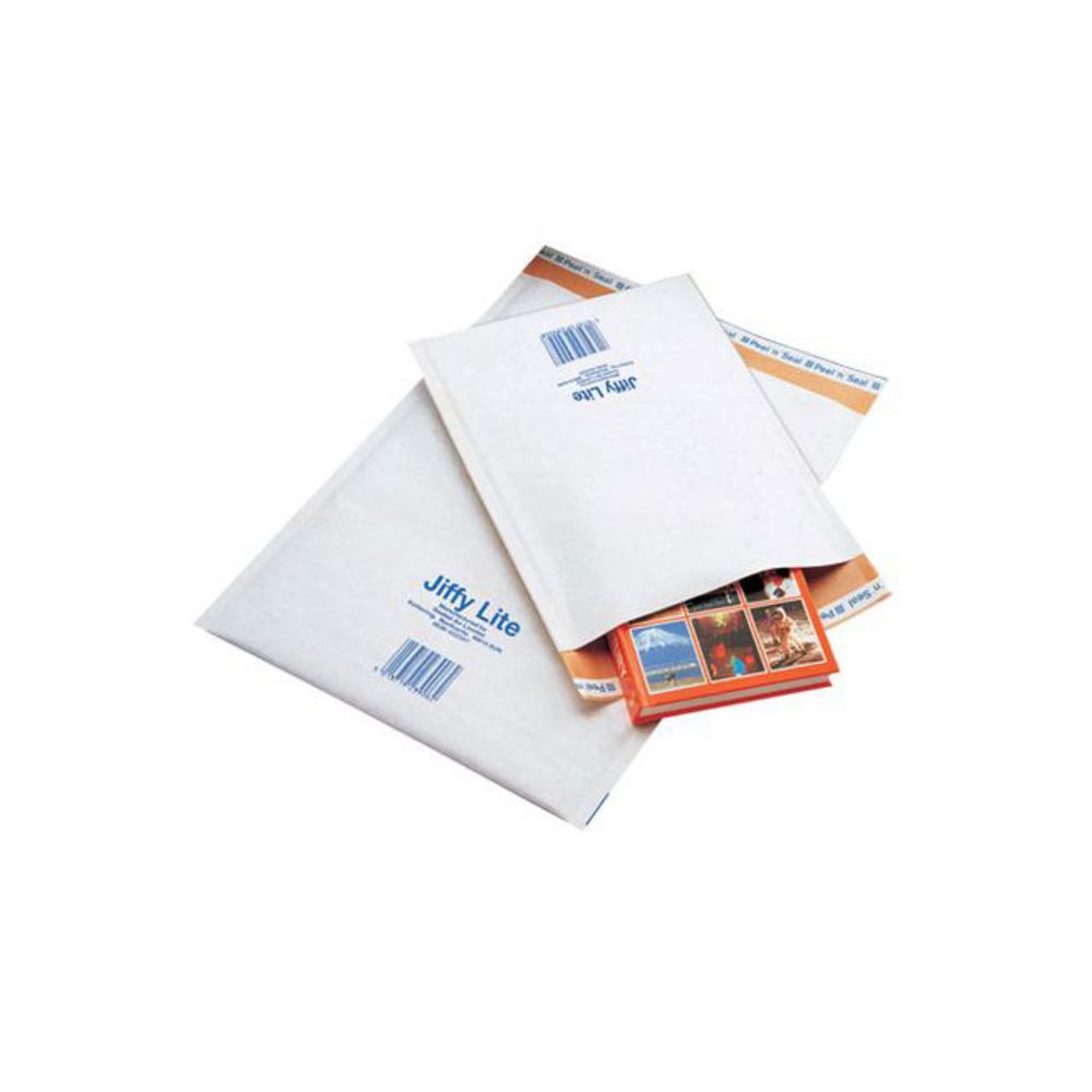 Jiffy Lite Bubble Lined Mailing Bags 265 X 380mm 100 Pack