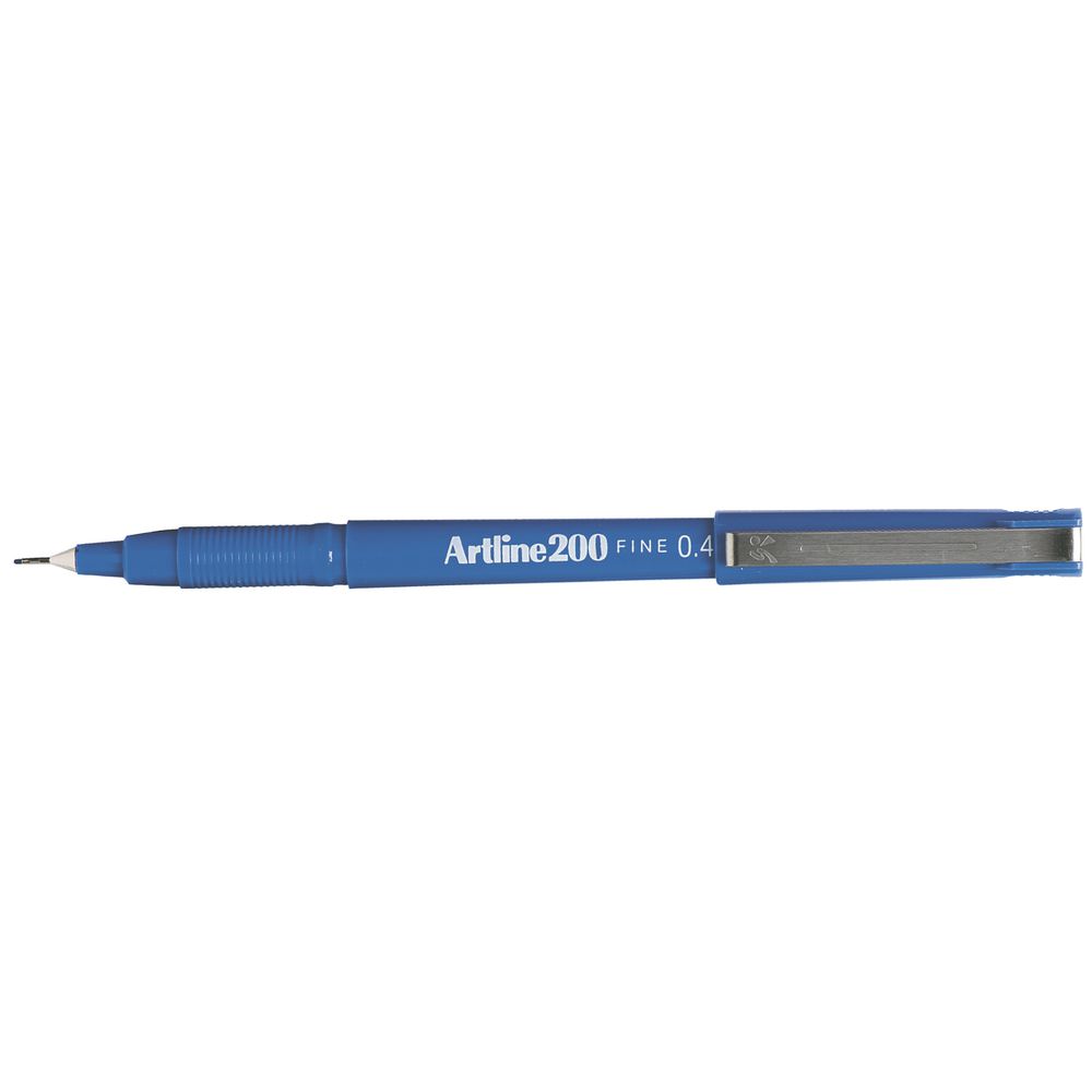 Artline 200 Fineliner Blue 12 Pack