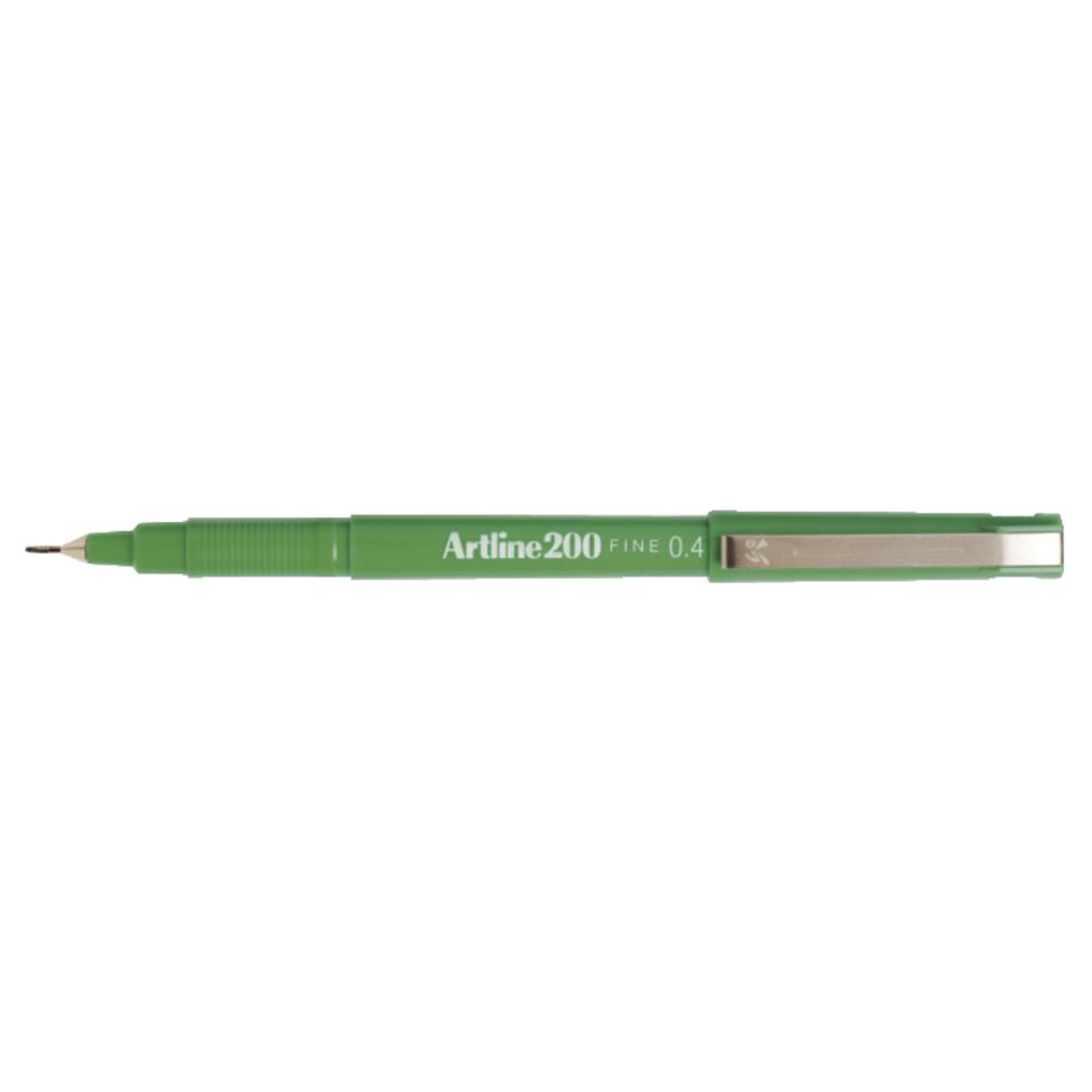 Artline 200 Fineliner 0.4mm Green
