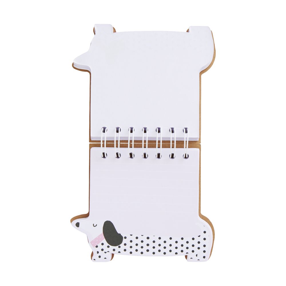 GO Stationery A6 Die cut Notebook Dogs