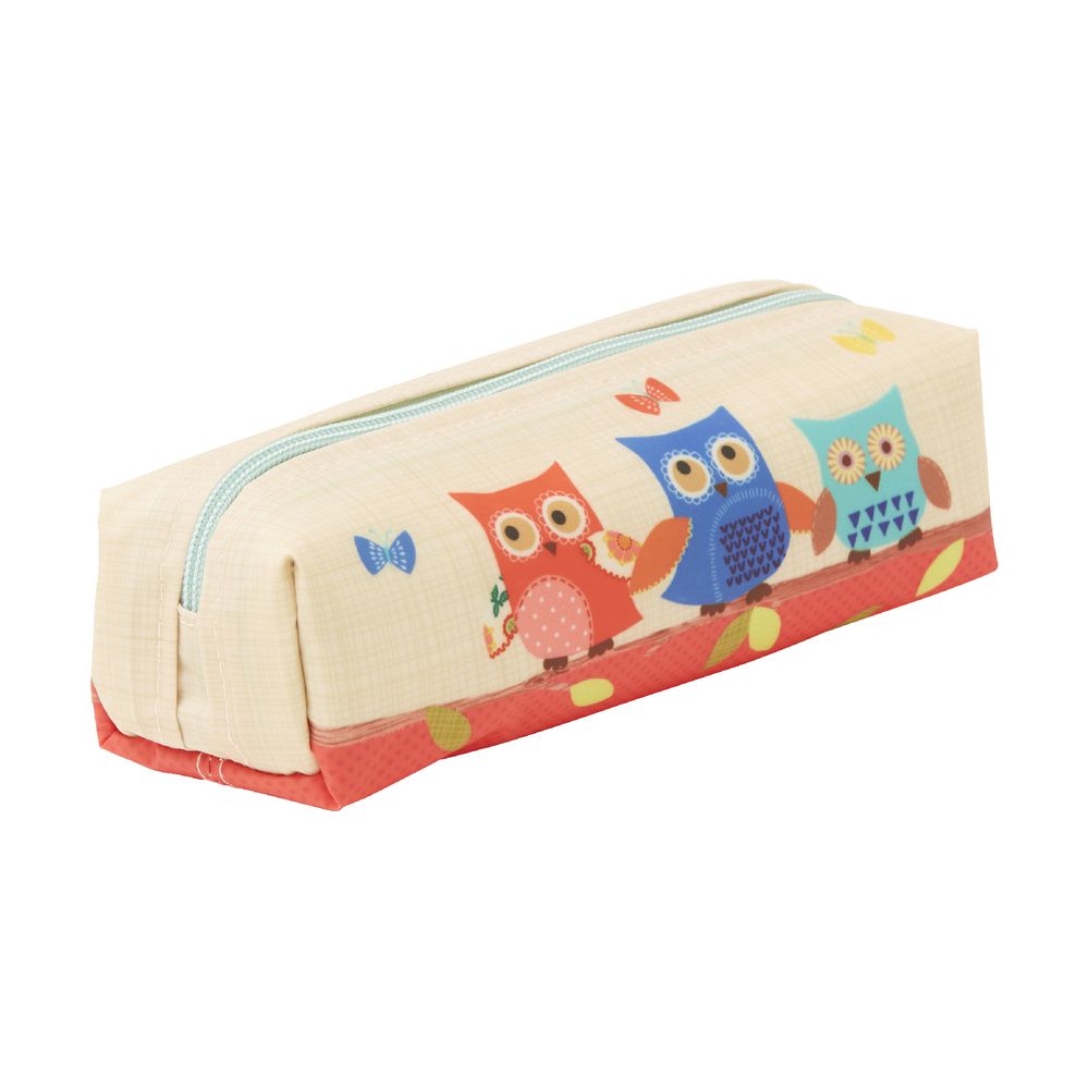 GO Stationery Tube Pencil Case Owls